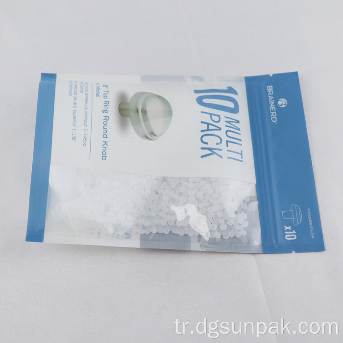 Dekorasyon için doornob vidalı mobilya parçaları paketleme çantası